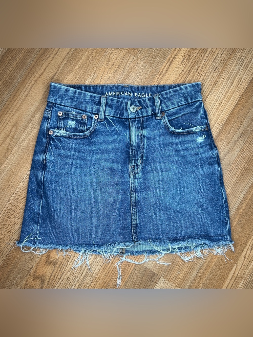 AE Jean skirt